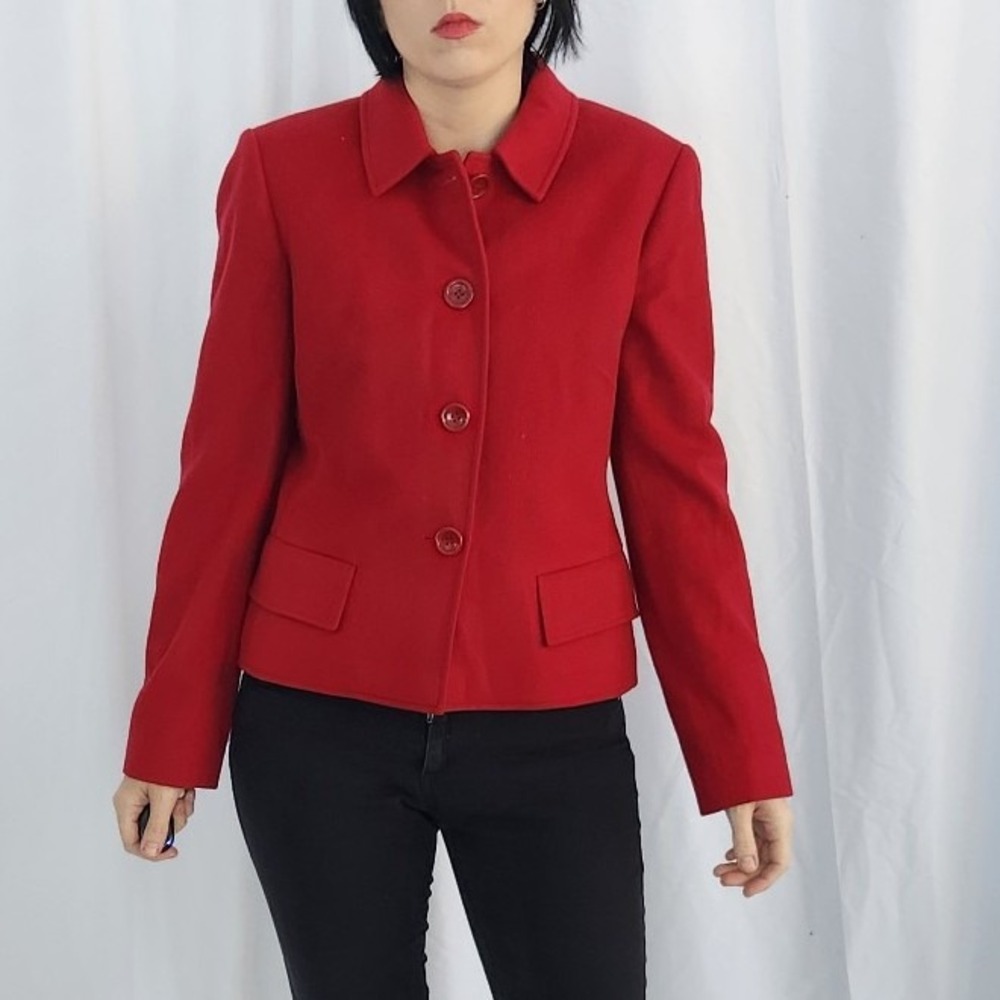 Loft Red‎ Wool Blazer
